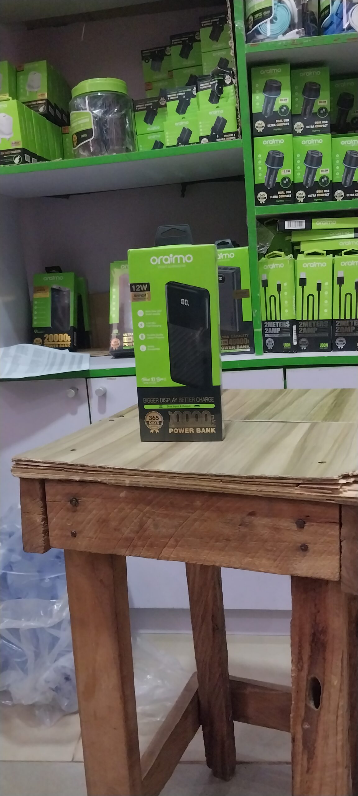 Oraimo 10,000mAh power bank toast 10 byte.opb-p120d
