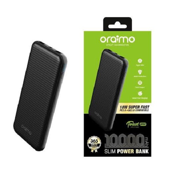 Oraimo 10,000mAh power bank p118d