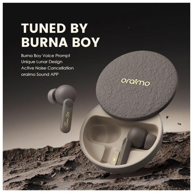 oraimo SpacePods x Burna Boy ANC True Wireless Earbuds
