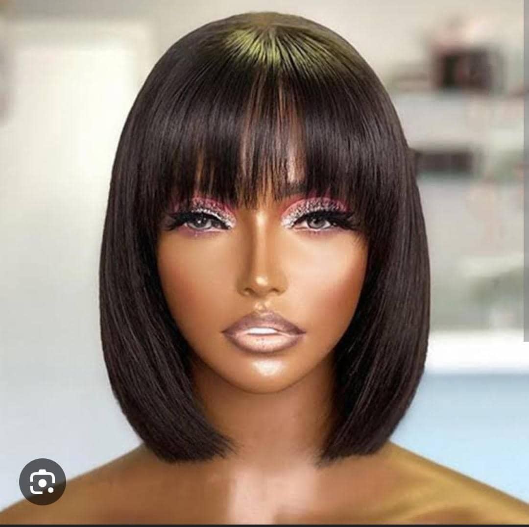 💯 human hair fringe