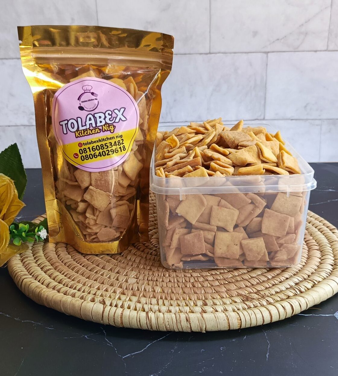 Milky chinchin flakes