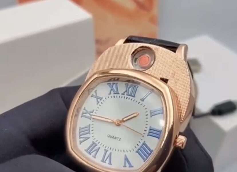 Quartz lighter watch