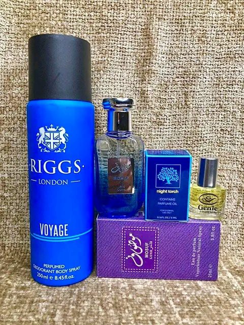 Perfumes and jewelries