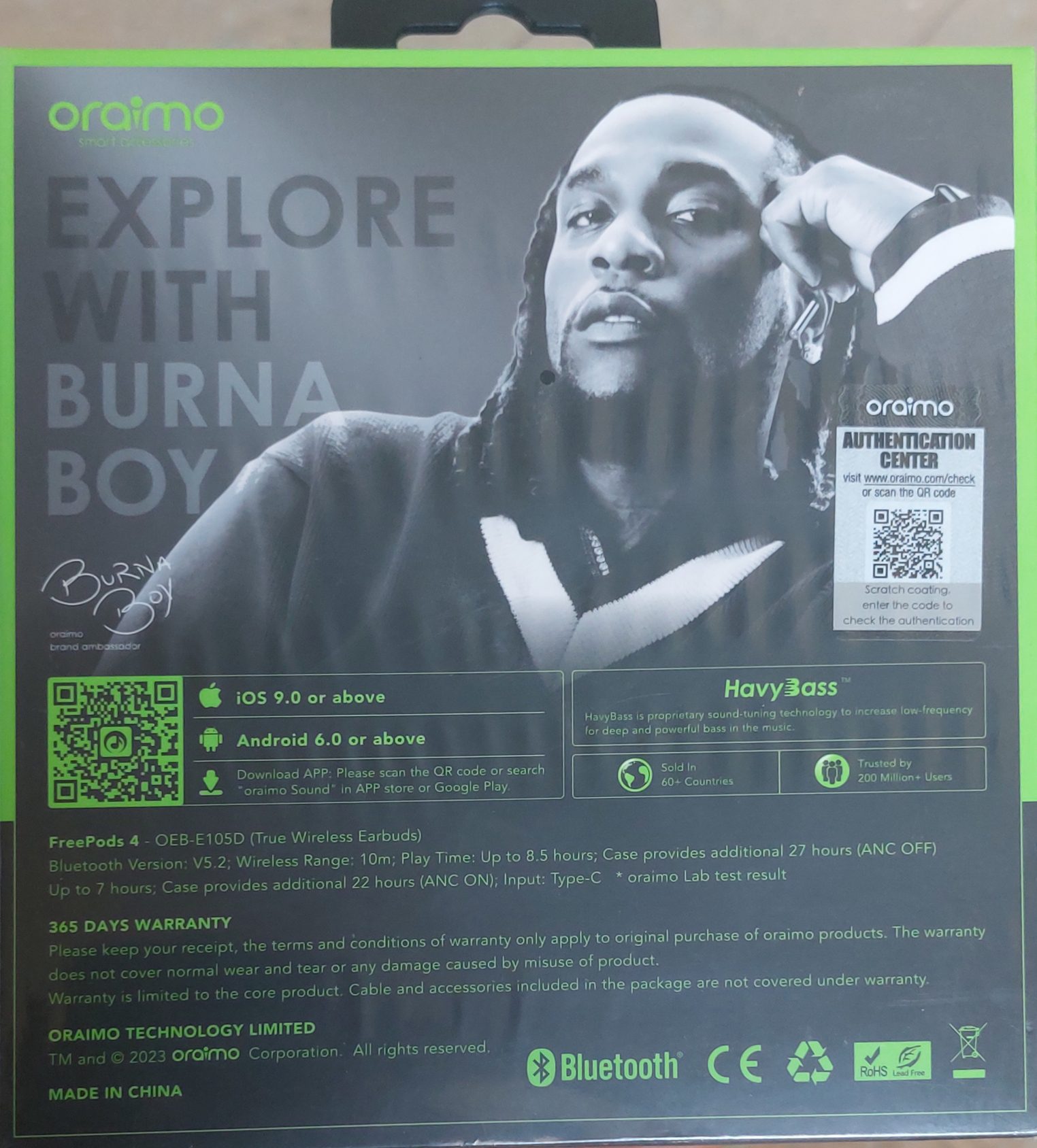 Oraimo freepods 4