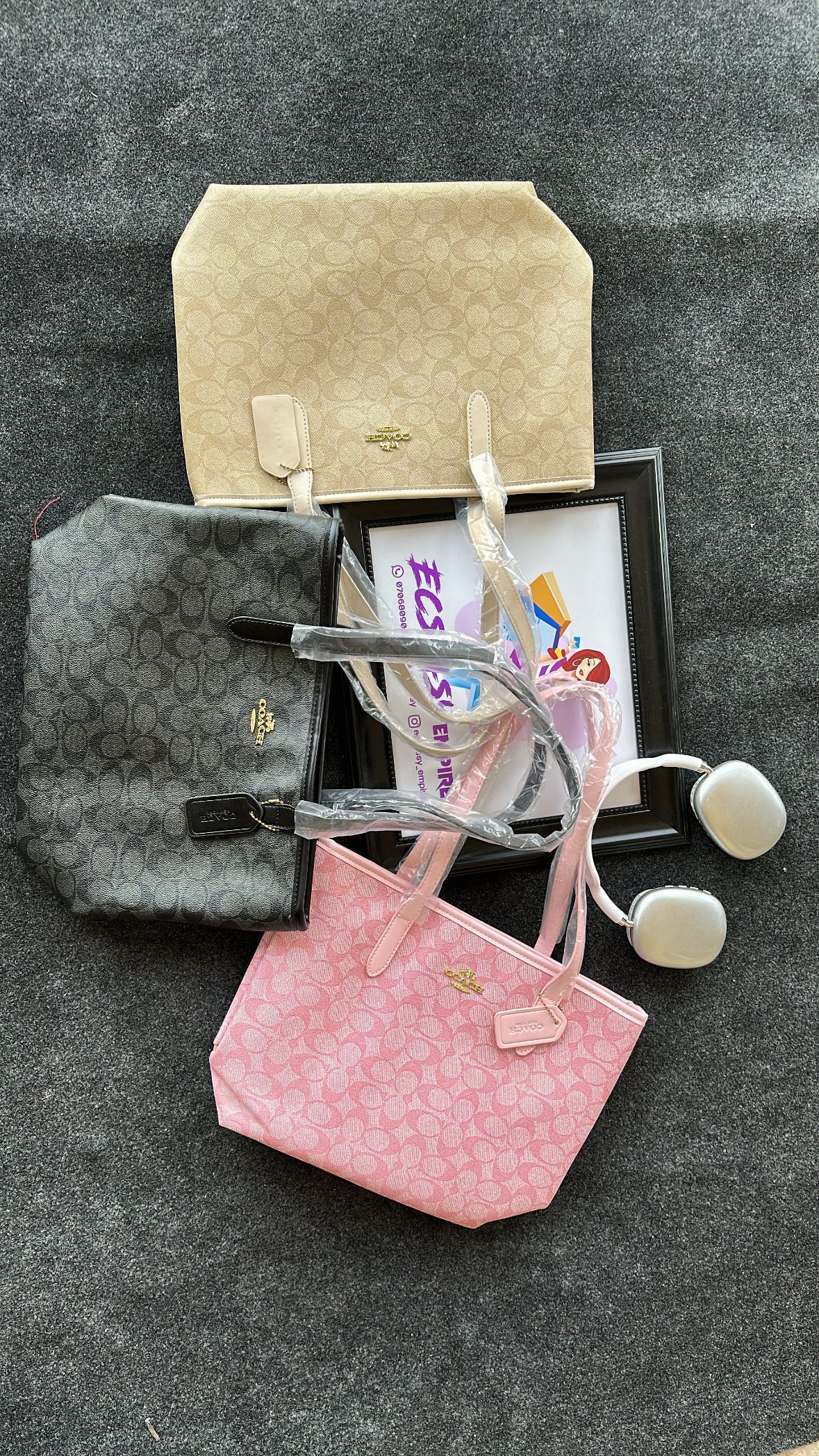 Coach tote bags