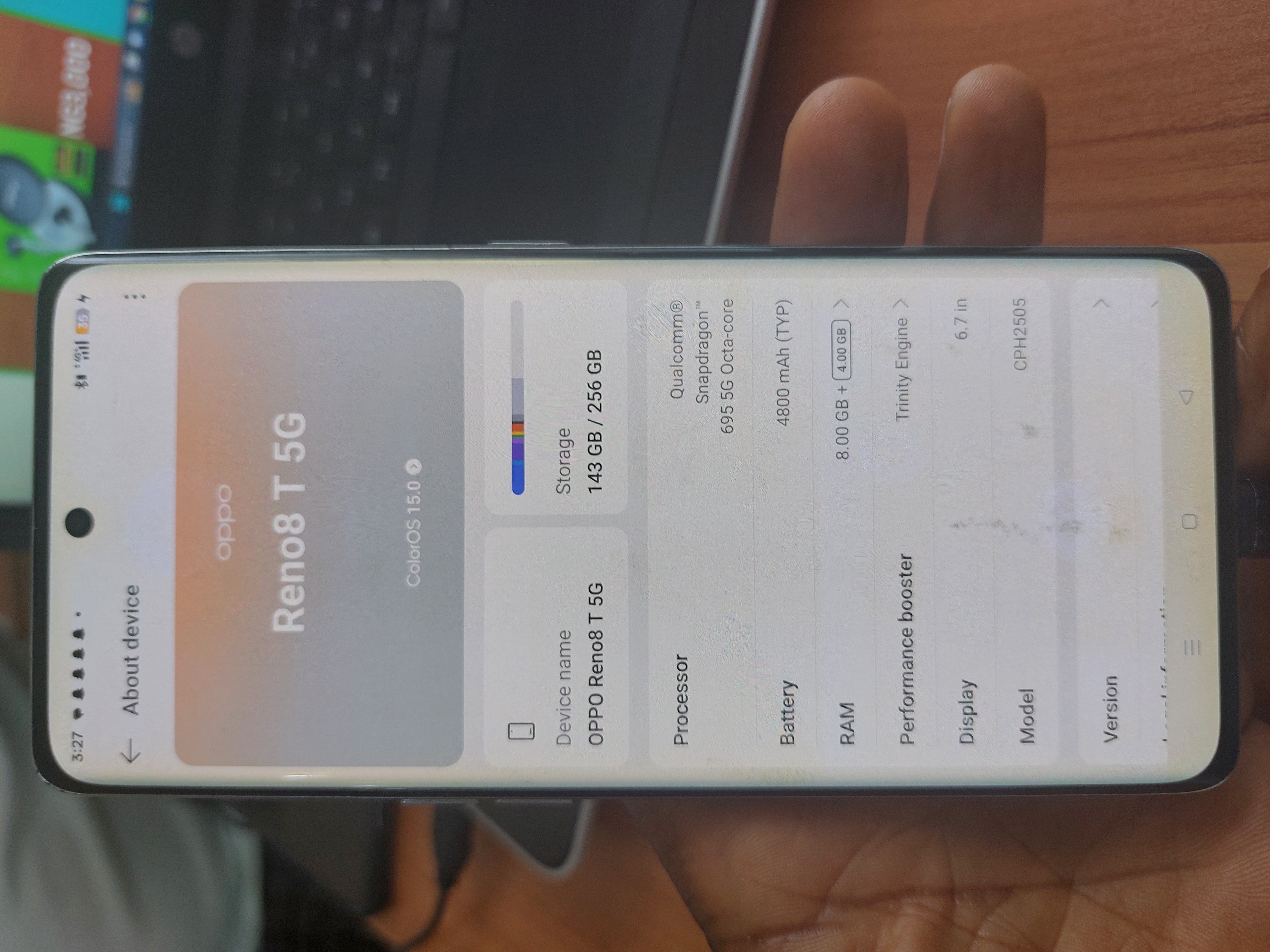 Oppo Reno 8 5G T 8/256GB